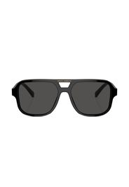 Dolce & Gabbana Kids logo-print square-frame sunglasses - Nero