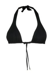 Dolce & Gabbana halterneck triangle bikini top - N0000 NERO