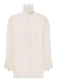 Dolce & Gabbana Blusa a collo alto - Bianco