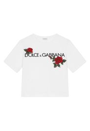 Dolce & Gabbana Kids T-shirt con stampa - Bianco