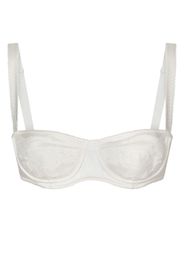 Dolce & Gabbana lace-detail balconette bra - Bianco