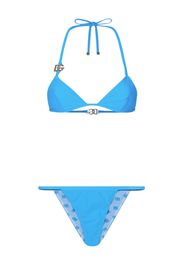 Dolce & Gabbana Set bikini con logo DG - Blu