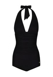 Dolce & Gabbana halterneck ruched bodysuit - Nero