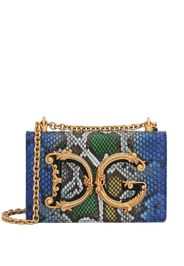 Dolce & Gabbana Borsa a tracolla DG Girls con effetto pitonato - 8s996