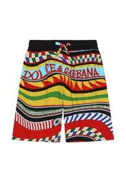 Dolce & Gabbana Kids Bermuda con stampa Carretto - Multicolore