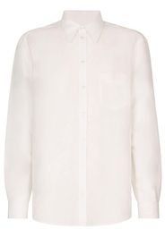 Dolce & Gabbana Camicia con colletto a contrasto - Bianco