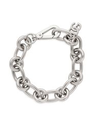 Dolce & Gabbana Bracciale a catena con logo DG - Argento