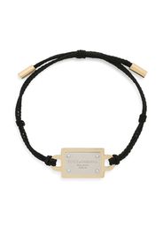 Dolce & Gabbana Bracciale con placca logo - Oro