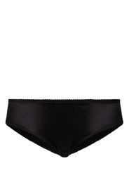 Dolce & Gabbana scalloped-trim hipster briefs - Nero