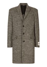 Dolce & Gabbana Cappotto con applicazione Re-Edition 1997 - Grigio