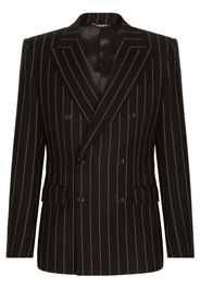 Dolce & Gabbana Blazer doppiopetto gessato - Nero