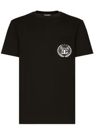 Dolce & Gabbana T-shirt con ricamo - Nero