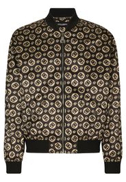 Dolce & Gabbana Bomber con stampa - Marrone