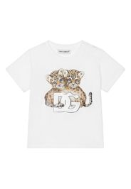 Dolce & Gabbana Kids T-shirt con stampa grafica - Bianco