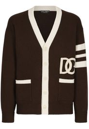 Dolce & Gabbana Cardigan con scollo a V - Marrone