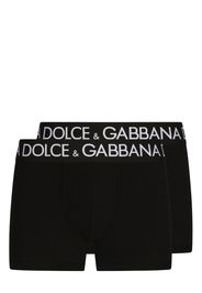 Dolce & Gabbana Set di 2 boxer con stampa - Nero