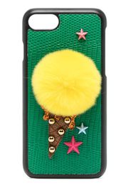 Dolce & Gabbana Cover per iPhone 7 con decorazione - Verde