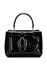 Dolce & Gabbana Borsa con logo goffrato - Nero