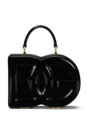 Dolce & Gabbana Borsa tote con logo goffrato - Nero