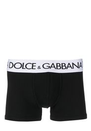 Dolce & Gabbana logo-waistband stretch boxers - Nero