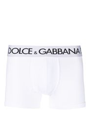 Dolce & Gabbana logo-waistband stretch boxers - Bianco