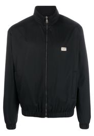 Dolce & Gabbana logo-plaque lightweight jacket - Nero