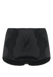 Dolce & Gabbana lace-detail zipped briefs - Nero