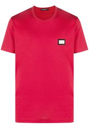 Dolce & Gabbana DG Essentials crew-neck T-shirt - Rosso