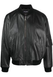 Dolce & Gabbana Bomber con zip - Nero