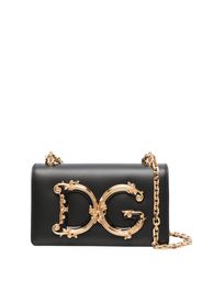 Dolce & Gabbana DG Girls leather crossbody bag - Nero