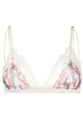 Reggiseno a triangolo con stampa