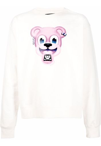 DOMREBEL cartoon-print sweatshirt - Bianco