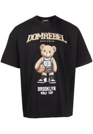 DOMREBEL T-shirt con stampa - BLACK