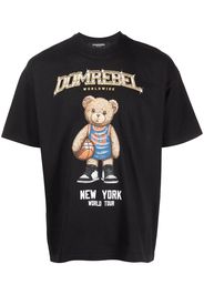 DOMREBEL T-shirt con stampa - BLACK