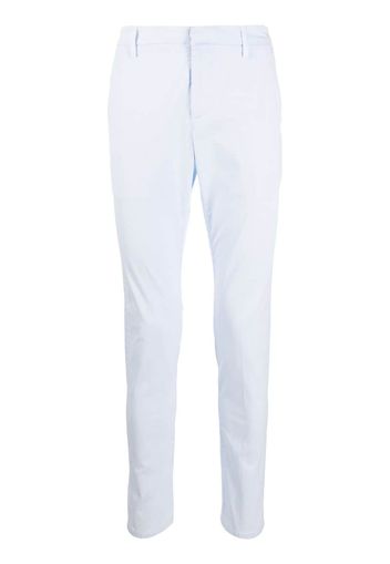 slim-fit tailored trousers