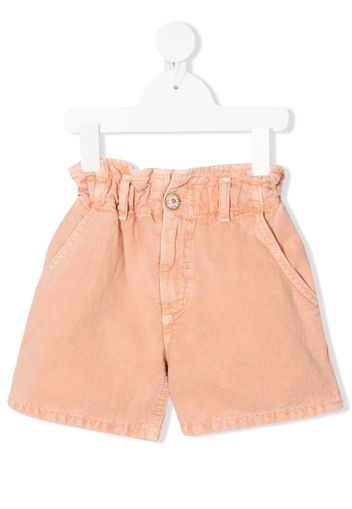 Dondup Kids Shorts denim a vita alta - Arancione