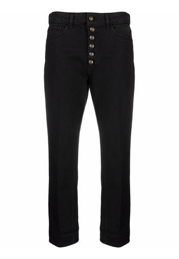 Dondup high-waist button trousers - Nero
