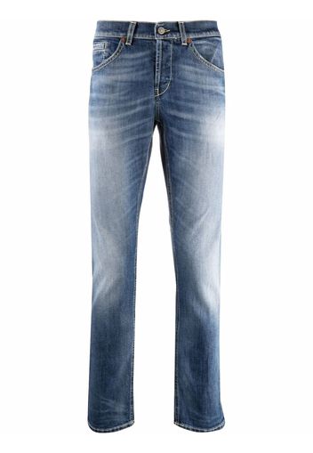 Dondup low-rise straight-leg jeans - Blu