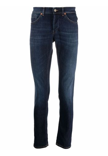 Dondup dark-wash straight-leg jeans - Blu