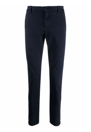 Dondup slim-cut cotton chinos - Blu