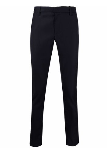 Dondup straight-leg virgin wool trousers - Blu