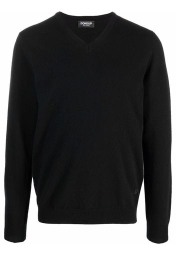 Dondup V-neck merino jumper - Nero