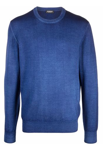 Dondup fadded merino jumper - Blu