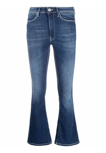 Dondup flared cropped jeans - Blu