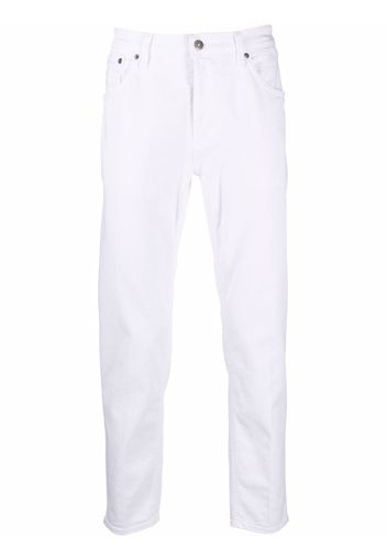 DONDUP mid-rise slim-fit jeans - Bianco