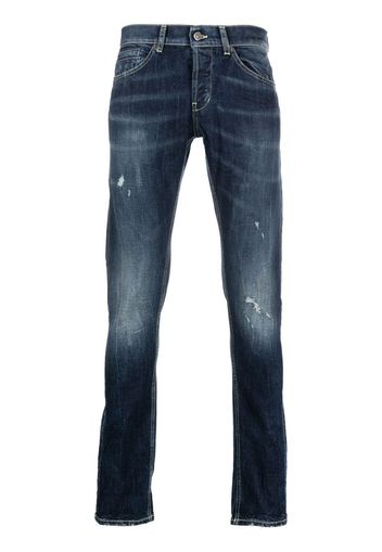 DONDUP stonewashed slim-fit jeans - Blu