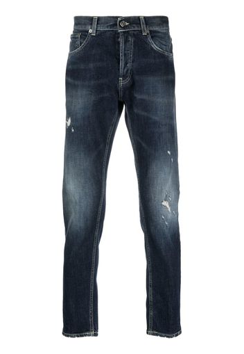 DONDUP distressed-effect slim-fit jeans - Blu