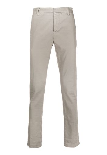 DONDUP slim-cut chino trousers - Grigio