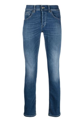 DONDUP stretch-cotton straight-leg jeans - Blu