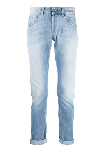 DONDUP mid-rise straight-leg jeans - Blu